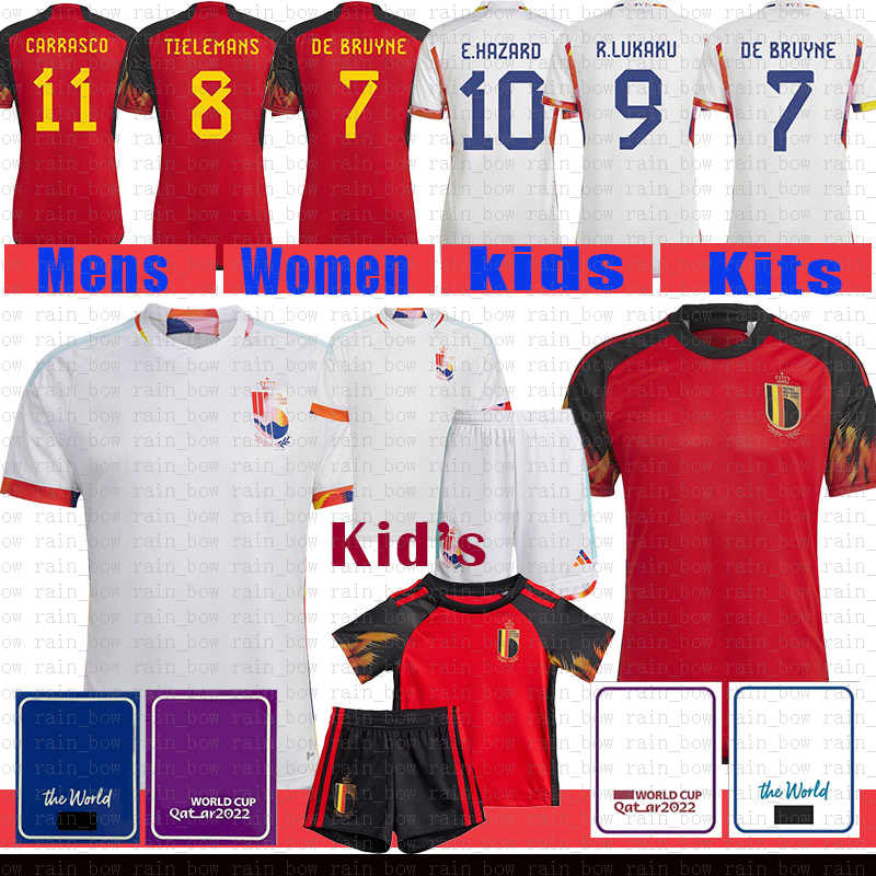 

Belgium New Soccer Jersey WITSEL Football Shirt DE BRUYNE R.LUKAKU E.HAZARD MERTENS BATSHUAYI T.HAZARD DOKU Blue, Patch+kids(size:xxs-xxl)bilishi