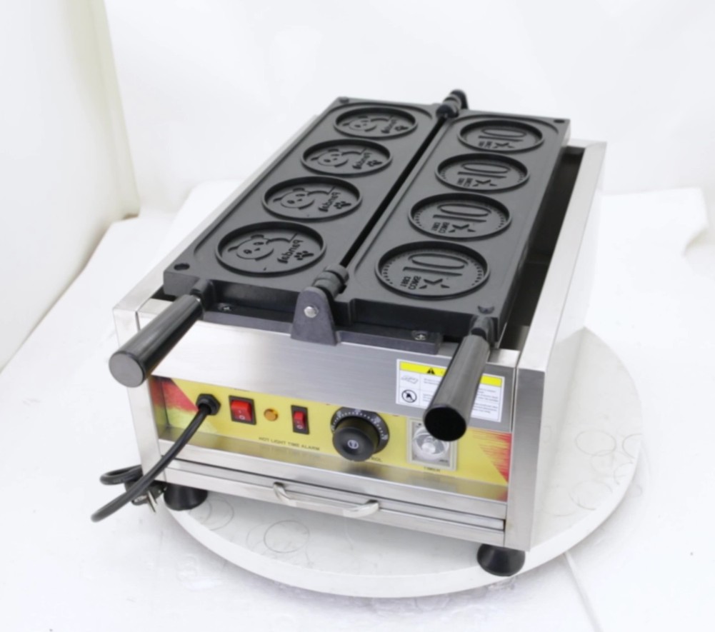 

Food Processing Commercial Coin Shape Cheese Waffle Maker Machine