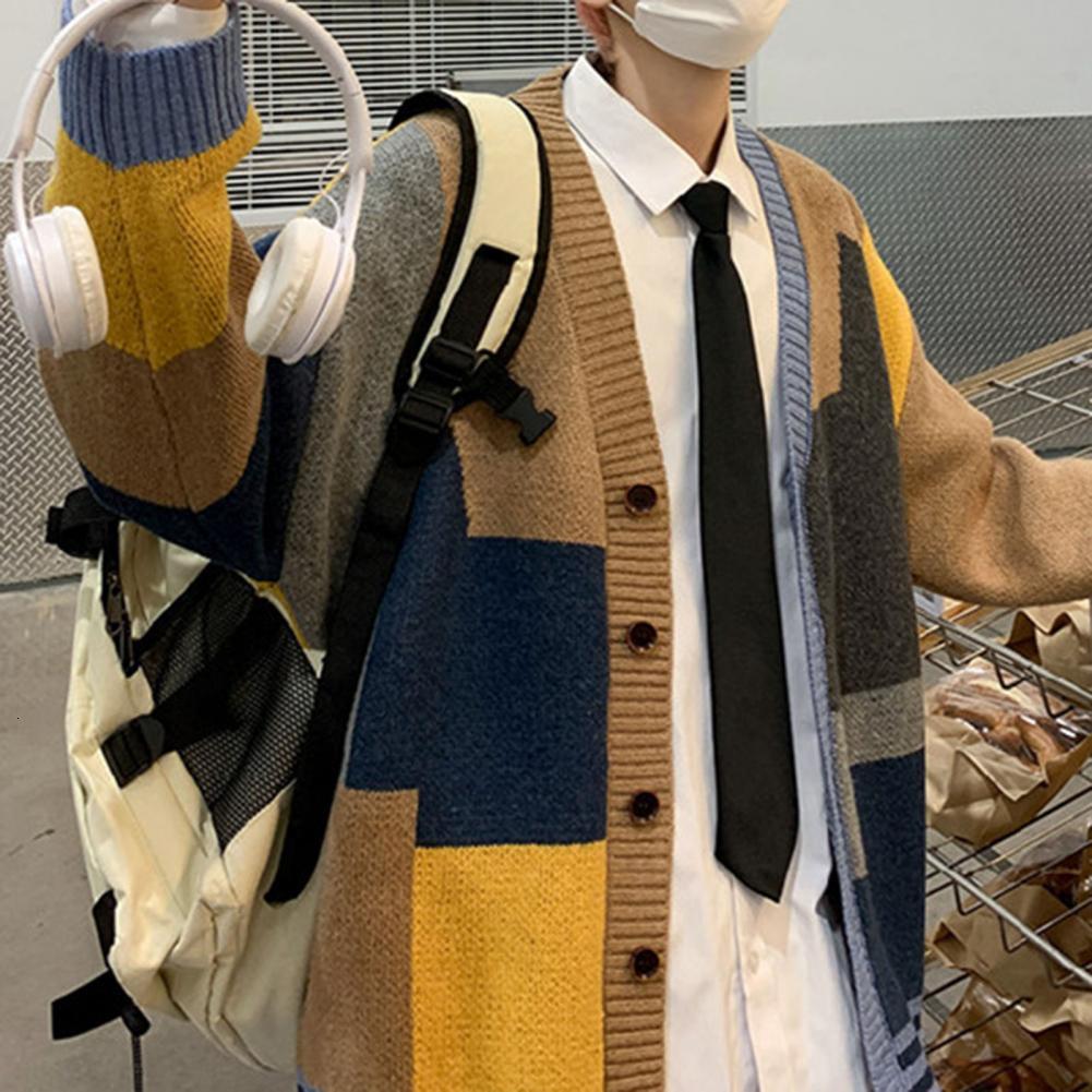 

Men's Sweaters Autumn Sweater Coat Loose Oversized Keep Warm Streetwear Men Autumn Coat Men Sweater Coat for Daily Wear 221128, 2xl