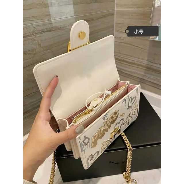 

Designer handbags pinkos leather bags swallow bird graffiti embossing temperament in spring and summer of, Black large size