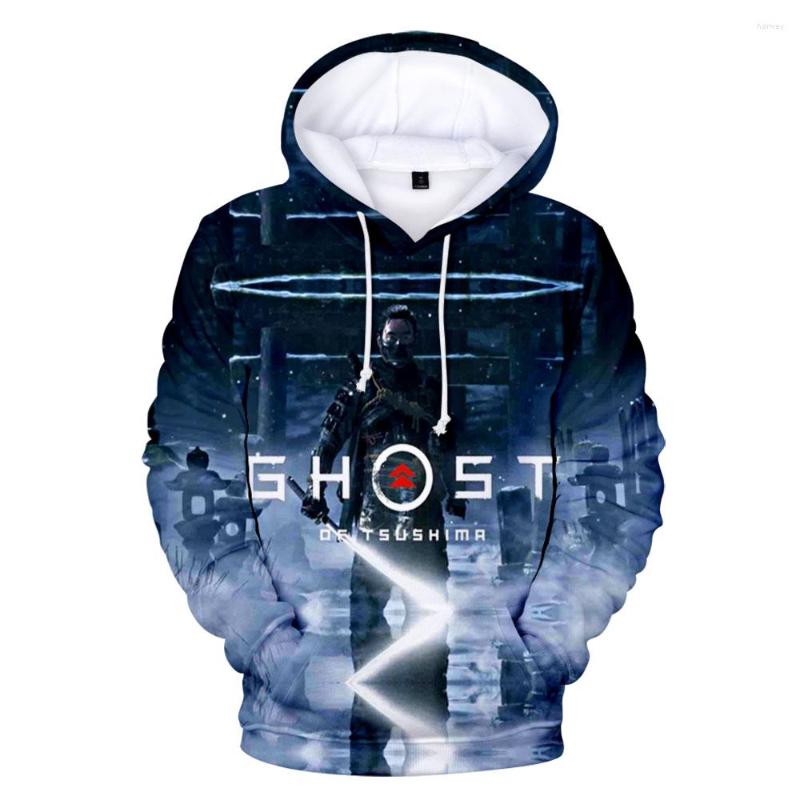 

Men's Hoodies Fashion Ghost Of Tsushima 3D Print Sweatshirts Adult/Child Casual Pullovers Men/Women Long Sleeve, Picture shown