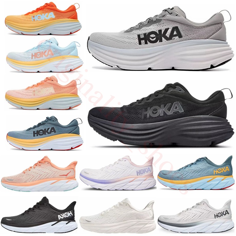 

2022 HOKA ONE ONE Bondi 8 Running Shoe local boots online store training Sneakers Accepted lifestyle Shock absorption highway Designer Women Men shoes size 36-45