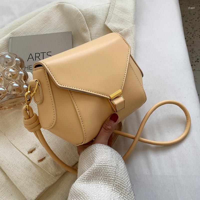 

Evening Bags Women's PU Leather Crossbody Bag 2022 Fashion Summer Simple Small Shoulder Handbags And Purses, Beige