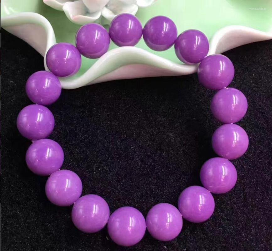 

Bangle Unique Chinese Hand-carved Natural 10mm Mica Mother Crystal Bracelet