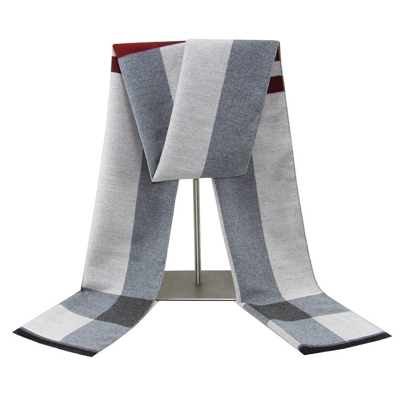 

Scarves Fashion Design Men Scarves Winter Men's Cashmere Scarf High Quality Luxury Warm Neckerchief Business Scarves Dropship 221128