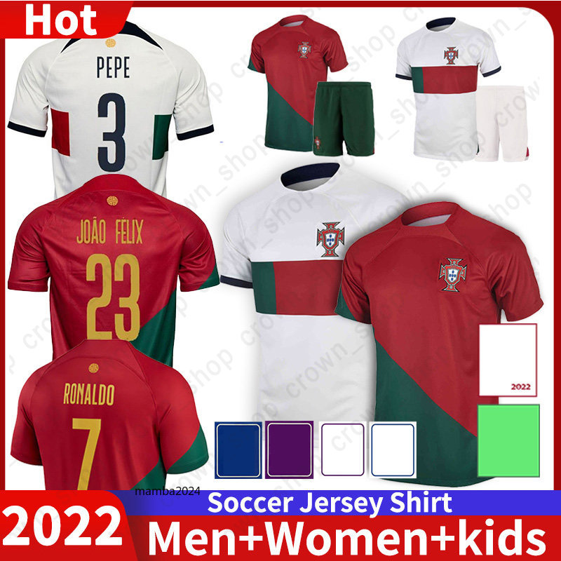 

RONALDO 2022 soccer jersey Portuguese Bruno FERNANDES DIOGO J. DANILO ANDRE SILVA Joao Felix Portugals Football shirt BERNARDO Portugieser Kids uniforms, Kids(pu tao ya)
