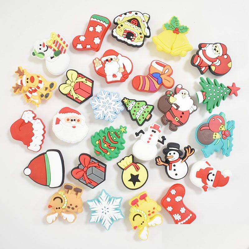 

Charms 27Pcs Santa Christmas Tree Charms Shoe Buckle Cute Gifts Diy Shoes Pvc Toy Party Decoration Accessories 1546 D3 Drop Dhgarden Dhjcx