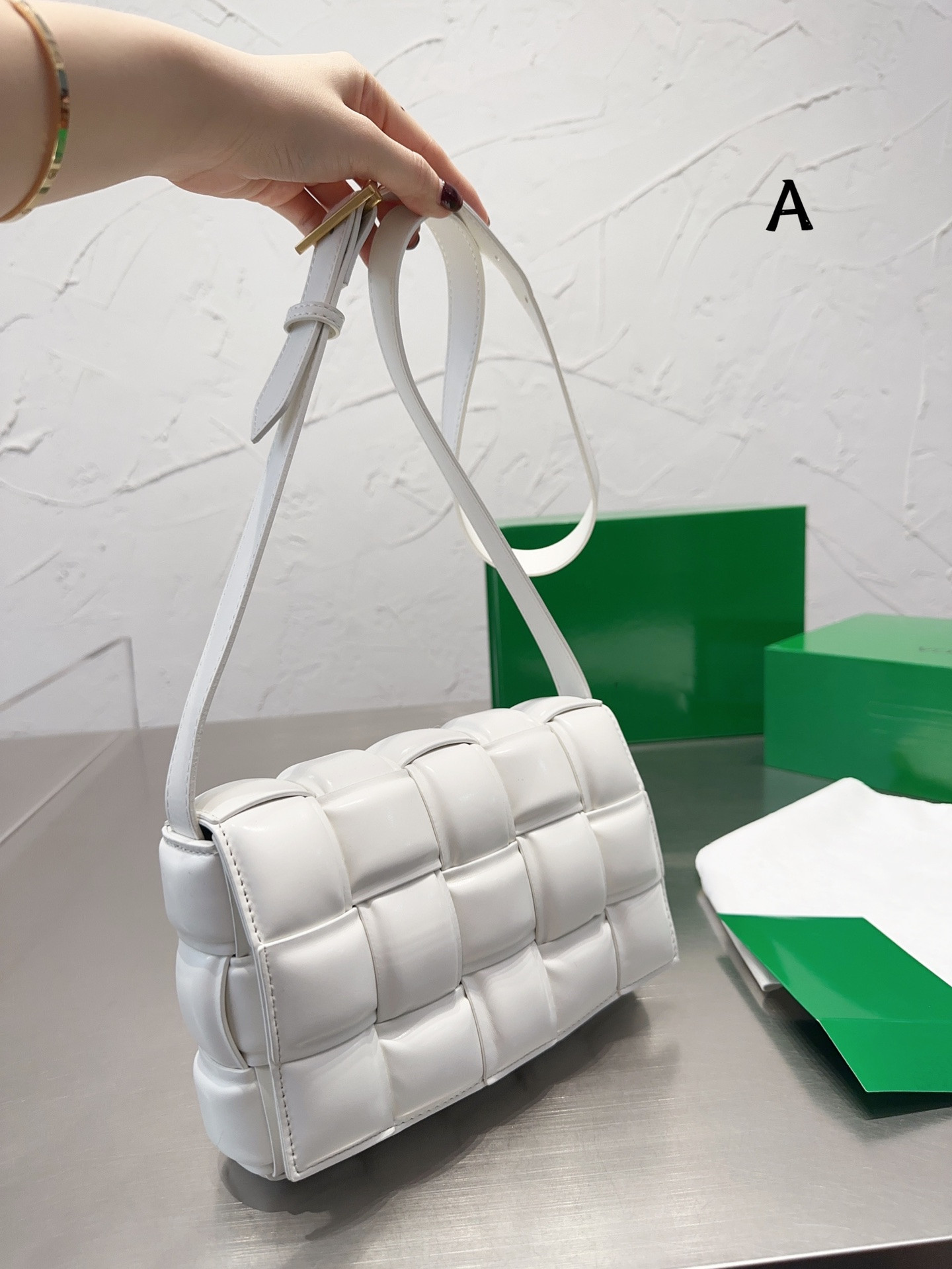 

Bags Designer - Classic Woven Wallet Women Shoulder Clutch Female Crossbody Purses Handbags 22X15cm, Yellow