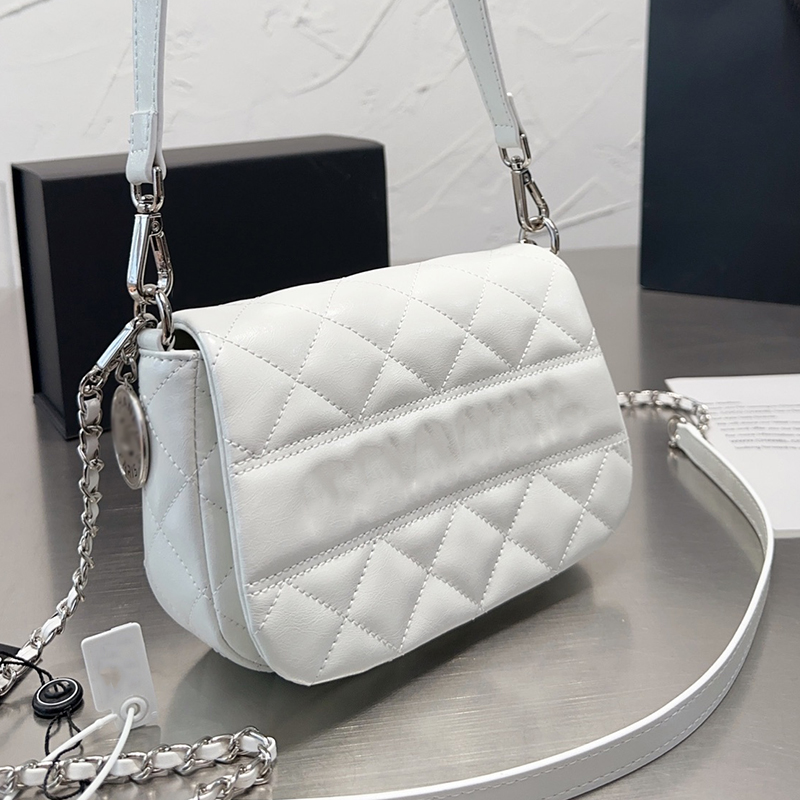 

Classic Gold Coin Flap Crossbody Bags Luxury Designer Quilted Matelasse Lambskin Women Portable Shoulder Bag Fashion Suitcases Multi Pochettes Bag Purse Wallet, Black