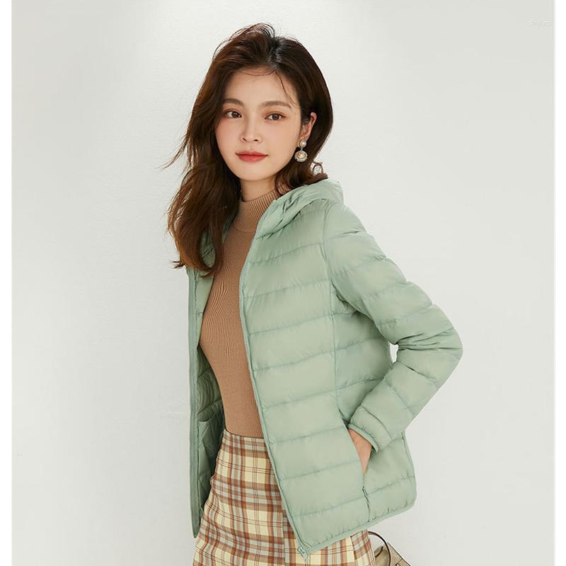 

Women's Down Women's Winter Black Fashion Keep Warm Versatile Outerwear Comfortablerec Reational Loose Jacket Temperament Frivolity Coat, Greyish green