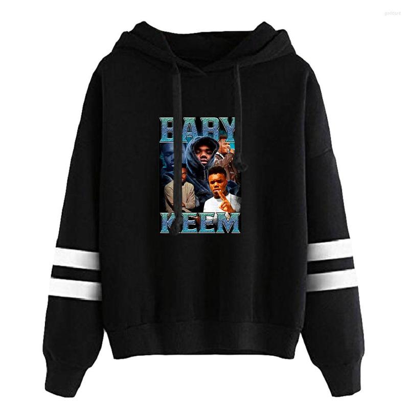 

Men's Hoodies Baby Keem Hoodie Unisex Pocketless Parallel Bars Sleeve Sweatshirts Men Women's Hip Hop Rapper 2022 Fashion Clothes, Black