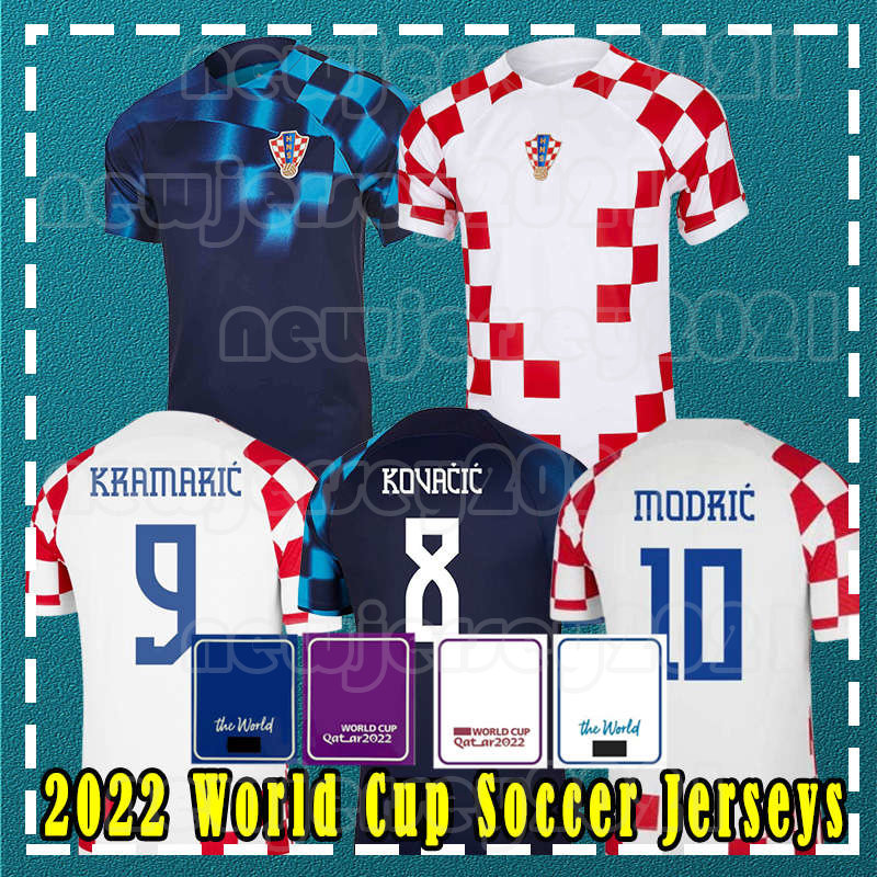 

2022 CROATIA Soccer Jerseys Croatian Jersey Croats national team BREKALO MODRIC MANDZUKIC PERISIC Croacia KOVACIC Rakitic KRAMARIC Men Football Shirt Uniforms, Men jersey+patch(ke luo di ya)