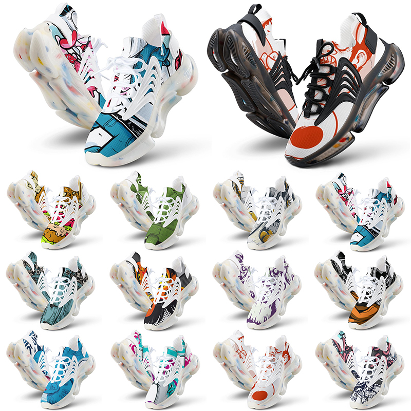

customs shoes men womens runnings shoe DIYs triple black white blue red orange men customized outdoor sports sneakers trainer fashion walking, Item #6