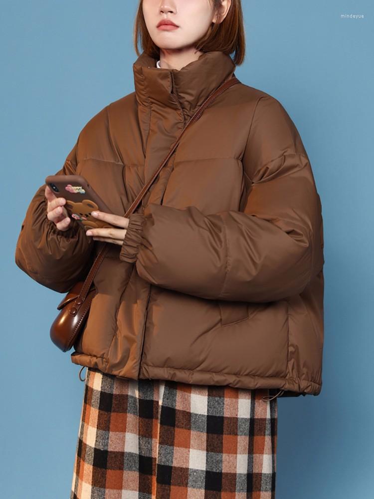 

Women's Trench Coats 2022 Winter Coat Women Cotton Padded Jacket Parka Mujer Fashion Short Thick Female Loose Outwear, Black