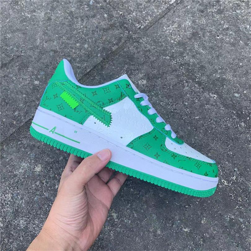 

Airforce 1 One Low Mens Womens Basketball Shoes Original Virgil Ablohs Skeleton Black White Gum Mca Cactus Jack Wheat UV Reactive Trainers Designer Sneakers Outdoor, Box