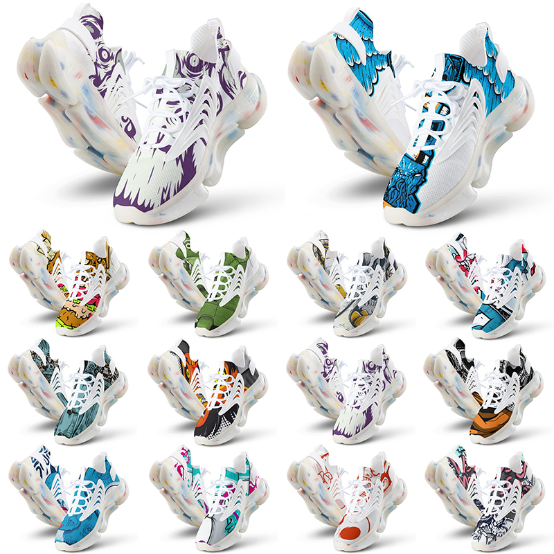 

customs shoes mens womens running shoes DIY multis color black white grey triple red purples blue men customized sports sneakers trainers, 19