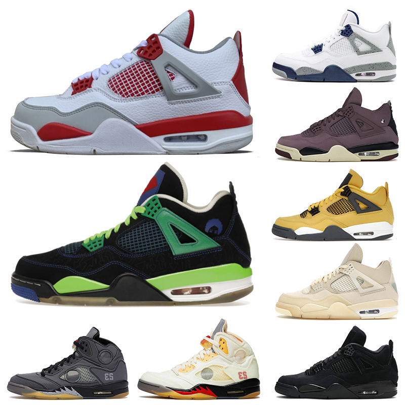 

Mens Jumpman 4 4s Basketball Shoes Cement 6 Bred Black Midnight Navy Paris Sail Blue pink Men Women jumpman 5 Trainers Sports Sneakers, 36-47 union analyzes