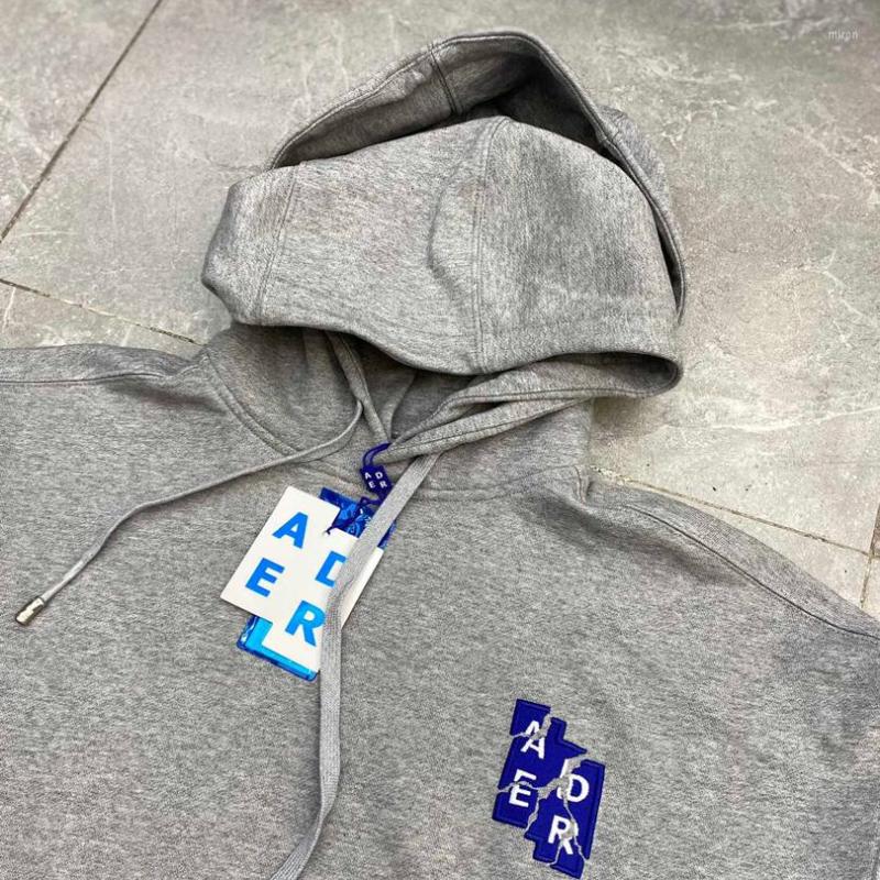 

Men's Hoodies Ader Error Embroidery Sweatshirts Crack Letters Casual Harajuku Men Women Hooded Shirt High Quality Label Tag, 610hei
