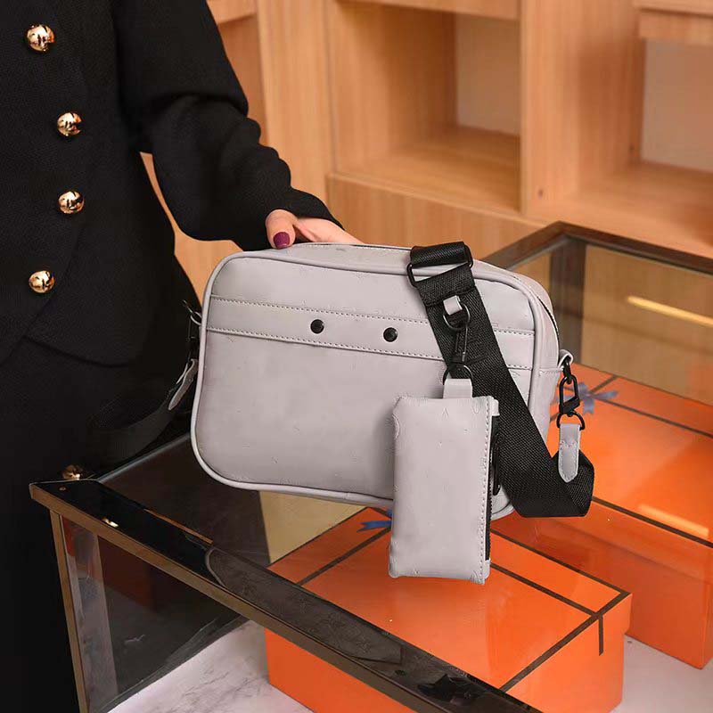 

New Classic Handbag Fashion Embossed One Shoulder Crossbody Bag can be freely matched with # 7398, Grey