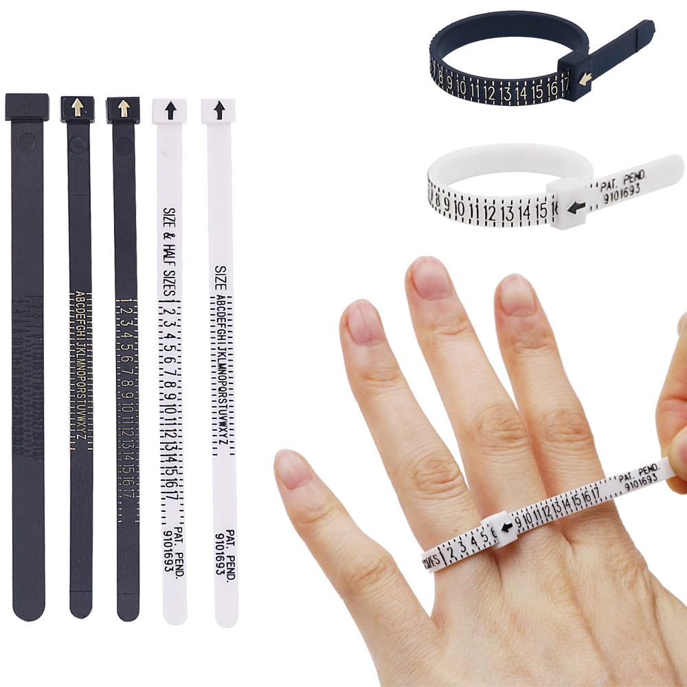 

US UK JP HK KR Finger Gauge Ring Sizer Measure Tool Jewelry Sizing Tools Rings Size Jewelry Accessory Tools