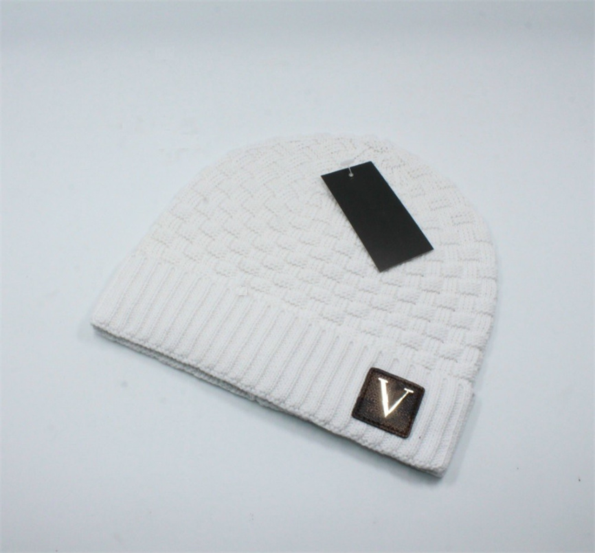 

2023 Coarse knit wool cap designer skull cap fashion classic 5 colors G1