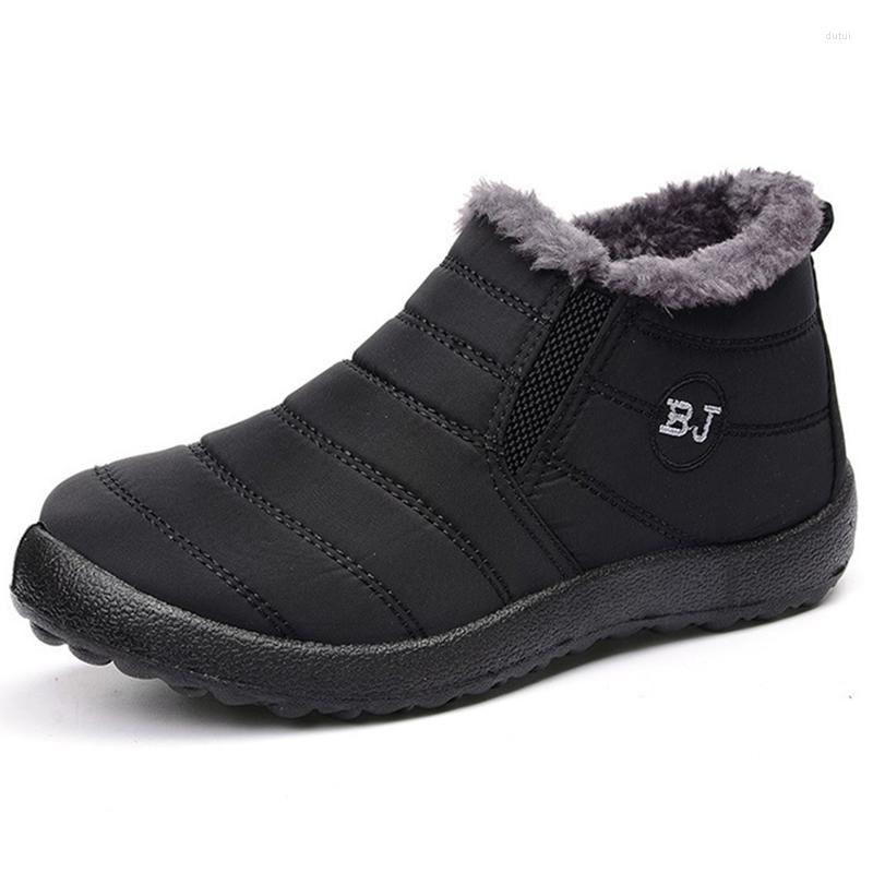 

Boots Men 2022 Winter Shoes For Waterproof Snow Botas Hombre Warm Fur Ankle Mens Botines, Wine