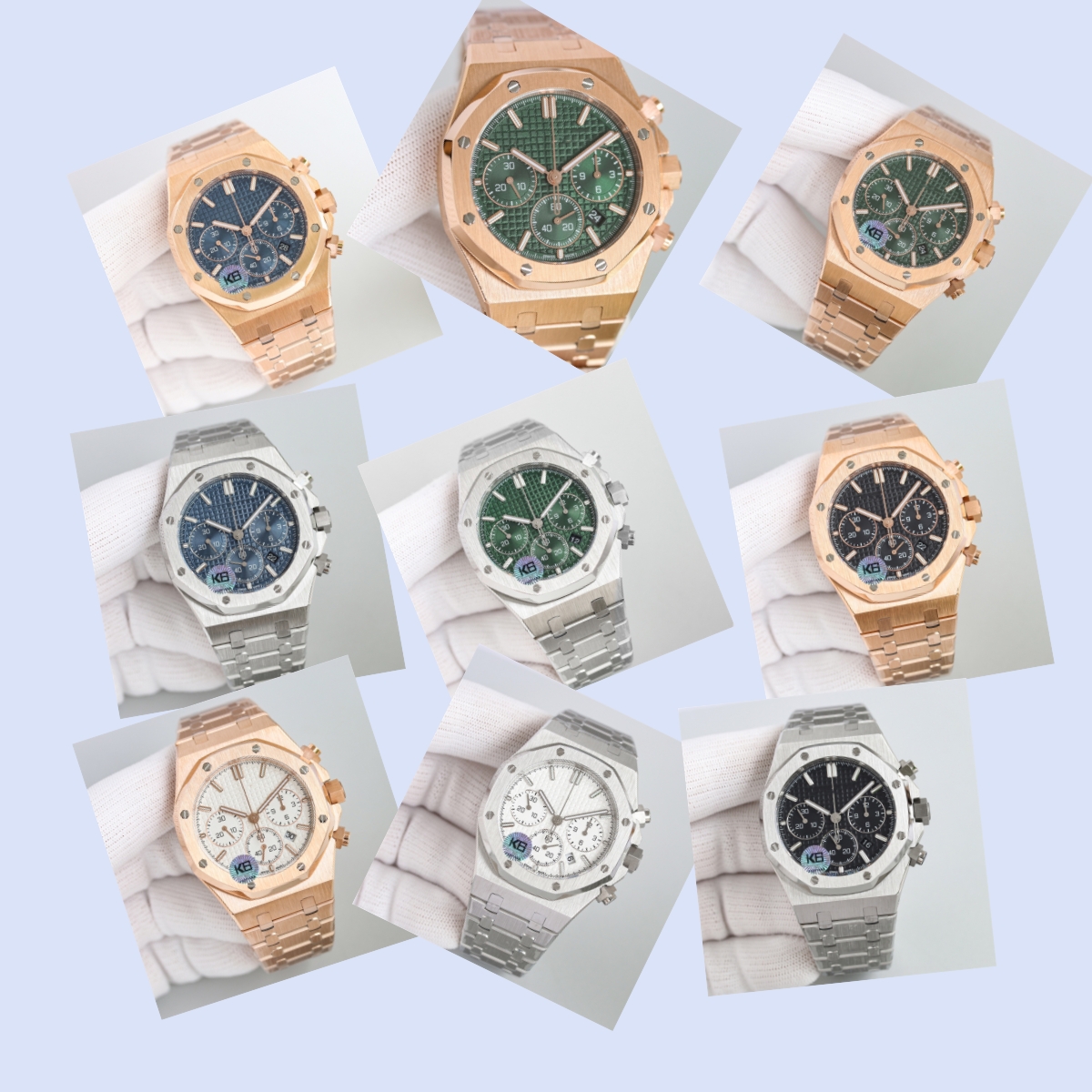 

26240 Montre de luxe luxury watch men watches 41mm 7750 chronograph mechanical movement steel case Wristwatches, As picture