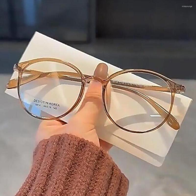 

Sunglasses Frames Women Tr90 Oversized Glasses Ladies Round Gaming Computer Eyeglasses Anti Blue Light Blocking Eyewear Female