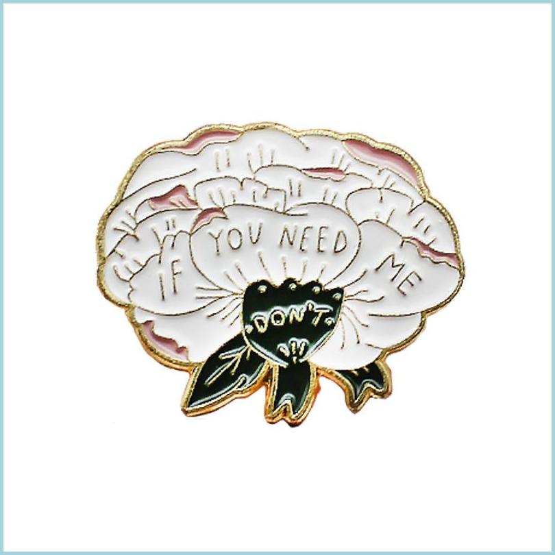 

Pins Brooches Cartoon White Piranha Goat Spider Enamel Brooch Monsters Bag Clothes Lapel Pin Away Badge Jewelry Gift For Pe Dhgarden Dh3Oe