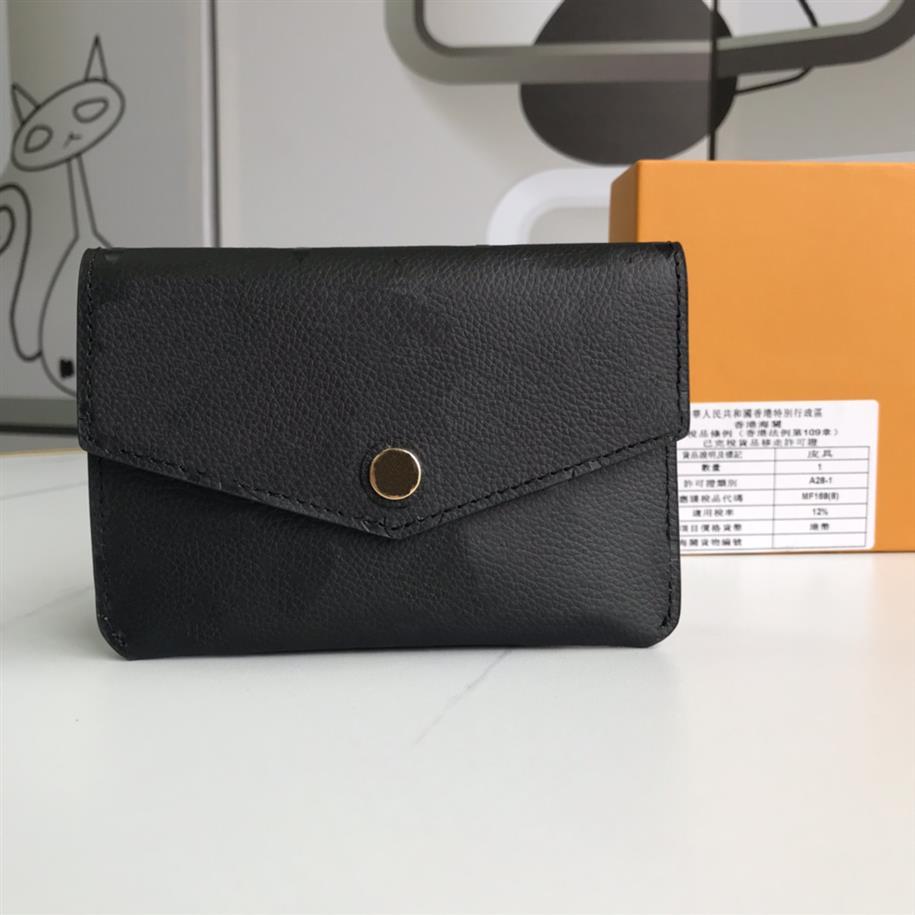 

Original Luxurys Designers ladies coin Wallets Cowhide Monograms Empreinte leather Key case purse credit card holder bag purses wi231S, 1#60634