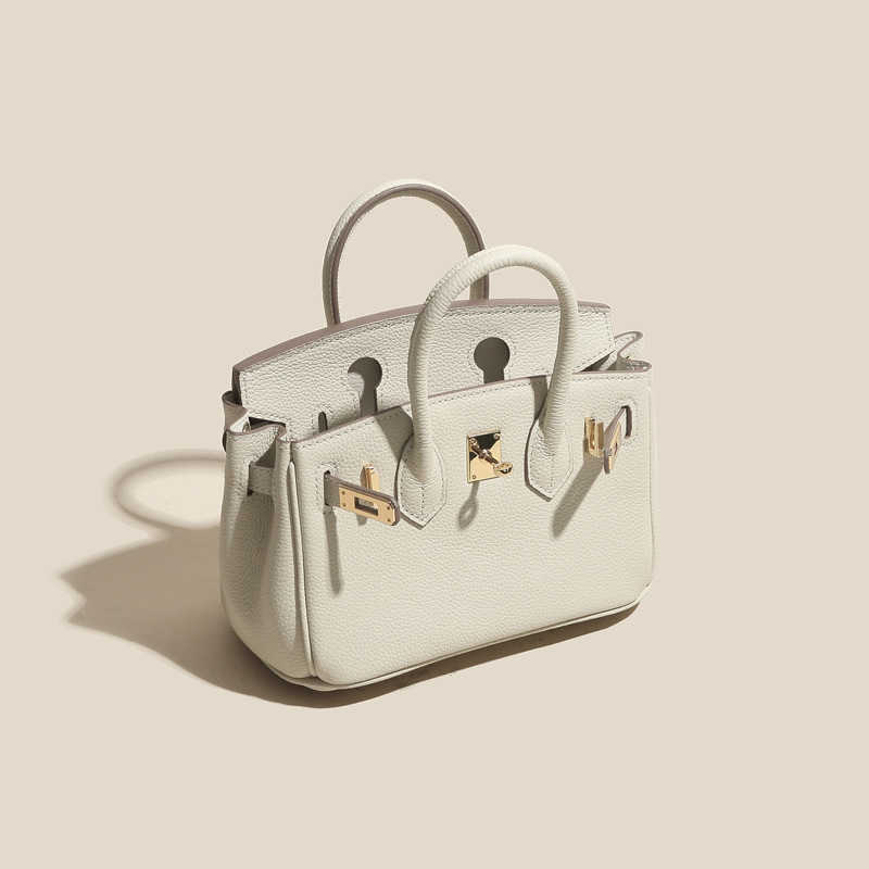 

Designer Bags Hem Handbags Women Cluth Fashion Women's 2022 Litchi Mini Leather One Shoulder Cross Body Handbag Togo Pu Luxury A8k8 Mess, Milkshake white