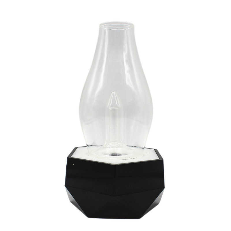 

Hookah set Glass bottle with light charging base vaporizer wax oil electric dab rigs water bongs Electronic atomizer USB glass device