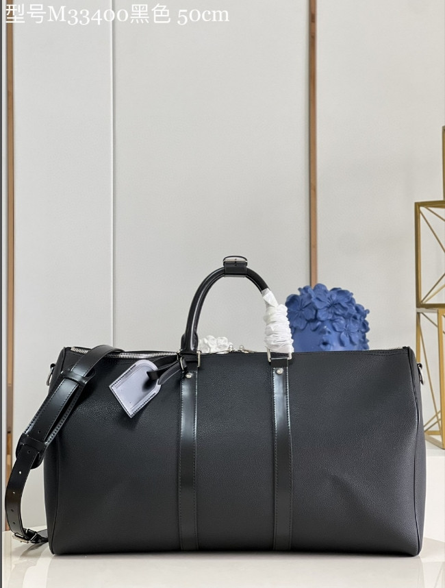 

2023 Duffle bag Classic Travel luggage for men real leather Top quality women crossbody totes shoulder Bags mens womens handbags 5 colors AAAAA5, Black