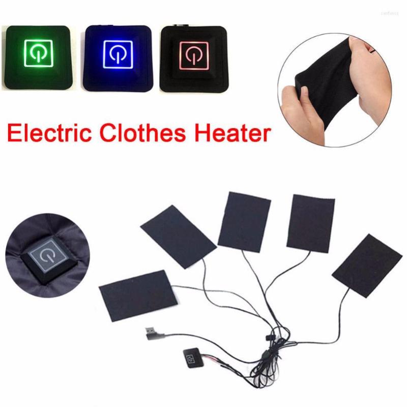 

Hunting Jackets USB Electric Heated Jacket Heating Pad 5-in-1 Sheet Warmer Outdoor Themal Warm Winter Vest, 3-in-1
