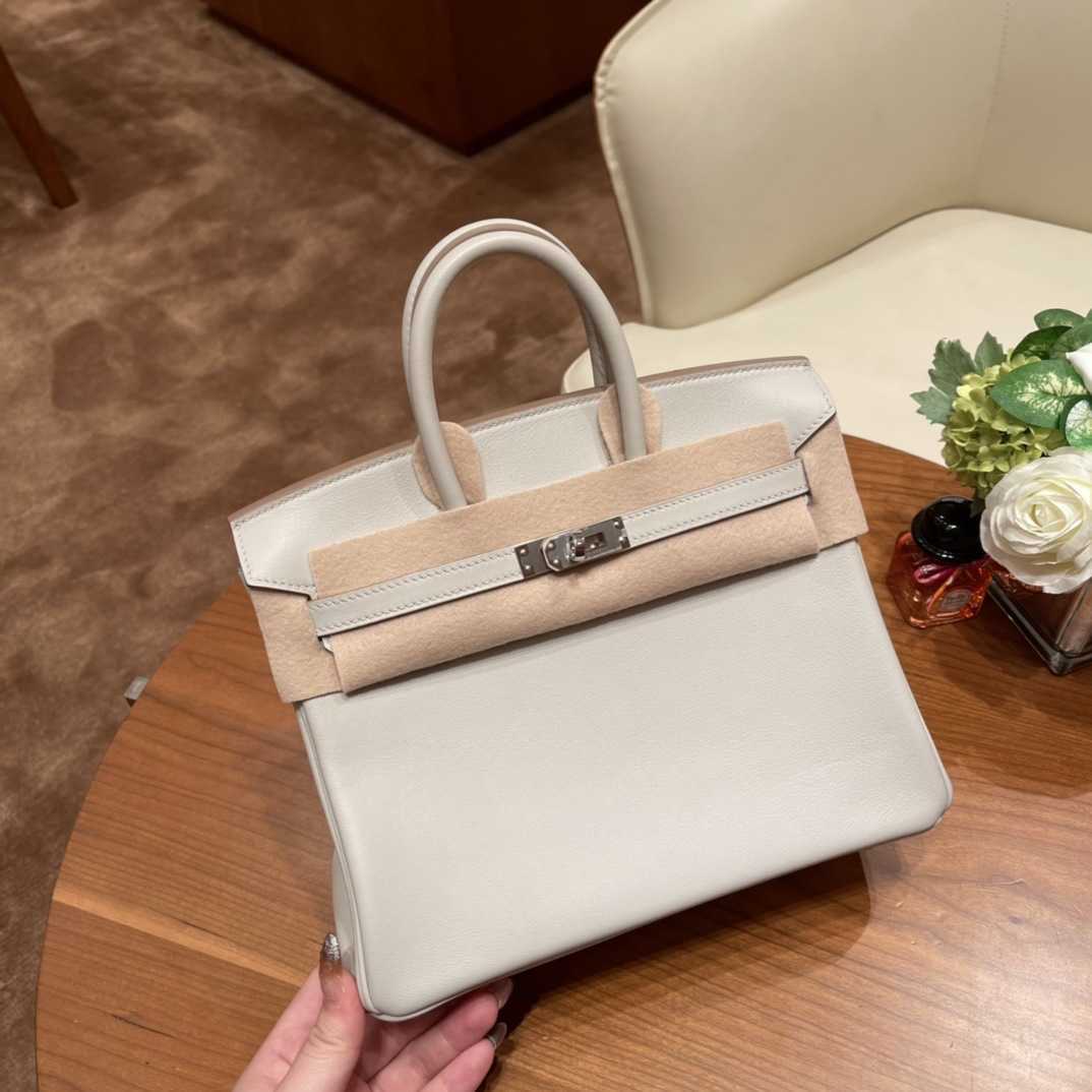 

Designer Bags Hem Handbags Women Cluth Fashion Genuine Leather Handmade Sewing Pearl Grey Silver Buckle Women's Togo Pu Luxury 920x Mess