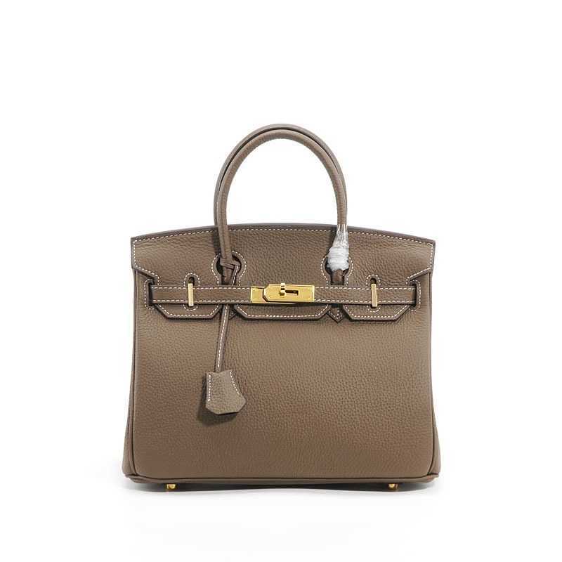 

Birkin Bags Women's 2019 New Litchi Pattern Fashion Handbag Red Bridal One Shoulder Cross Carrier Large Capacity Ayw Classical Larger, White 35cm