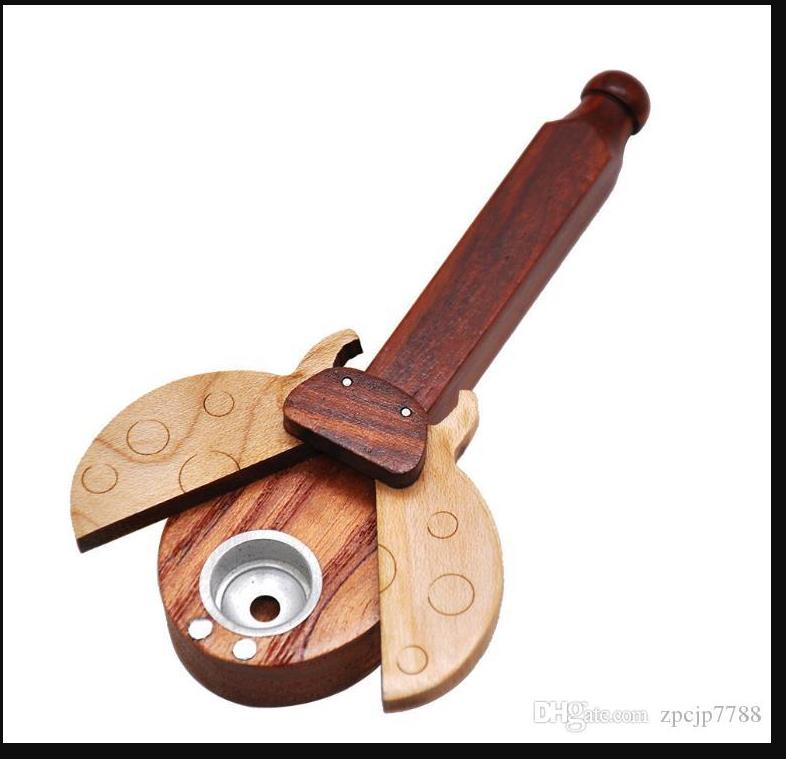 

Smoking Pipes 2022 new solid wood pipe made of wooden pipe ladybug