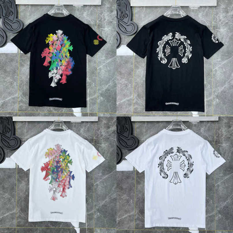 

Men' Fashion Luxury t Shirt Brand Couple Tops Tees T-shirts Men Women Sweatshirts Sanskrit Letter Short Sleeve Horseshoe Tshirt Polo Cross Unisex Tee Shirts 83ke, 22
