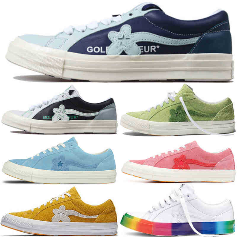 

Shoes Canvas Platform Sports Sneaker Creator Golf Le Fleur One Stars Ox Ttc Tyler Trending Mens Men Woman Causal, 12