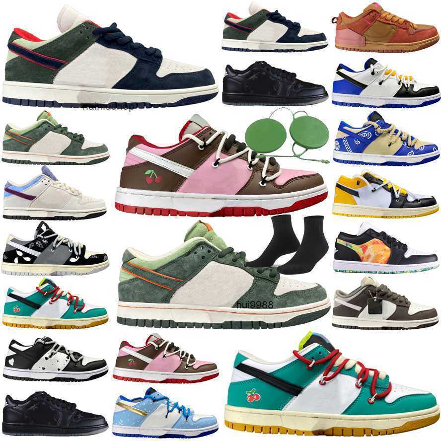 

Casual Shoes Basketball Shoe Sports Sneakers Triple Black White University Blue Light Smoke Twist Royal Off Sb Low 1 1S Mens Womens Retro X JORDON NKS, Color # 11