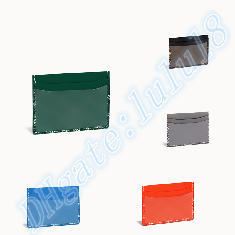 

7A quality card holder coin purses with box Designer wallet Women's mens cardholder Wholesale popular key pouch Luxury Goya passport holder wallets Genuine Leather, Carton