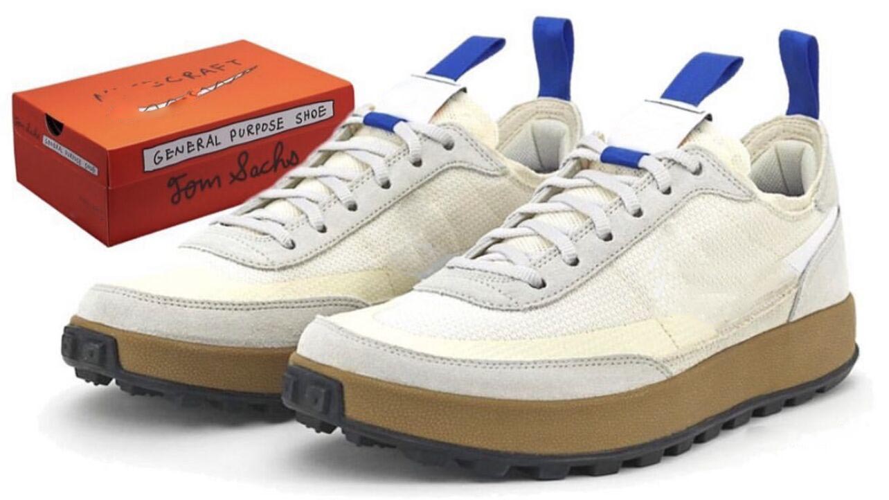 

Authentic Tom Sachs Shoes Craft Mars Yard 2.0 Space Camp General Purpose Shoe Men Women Sports Sneakers With Original box
