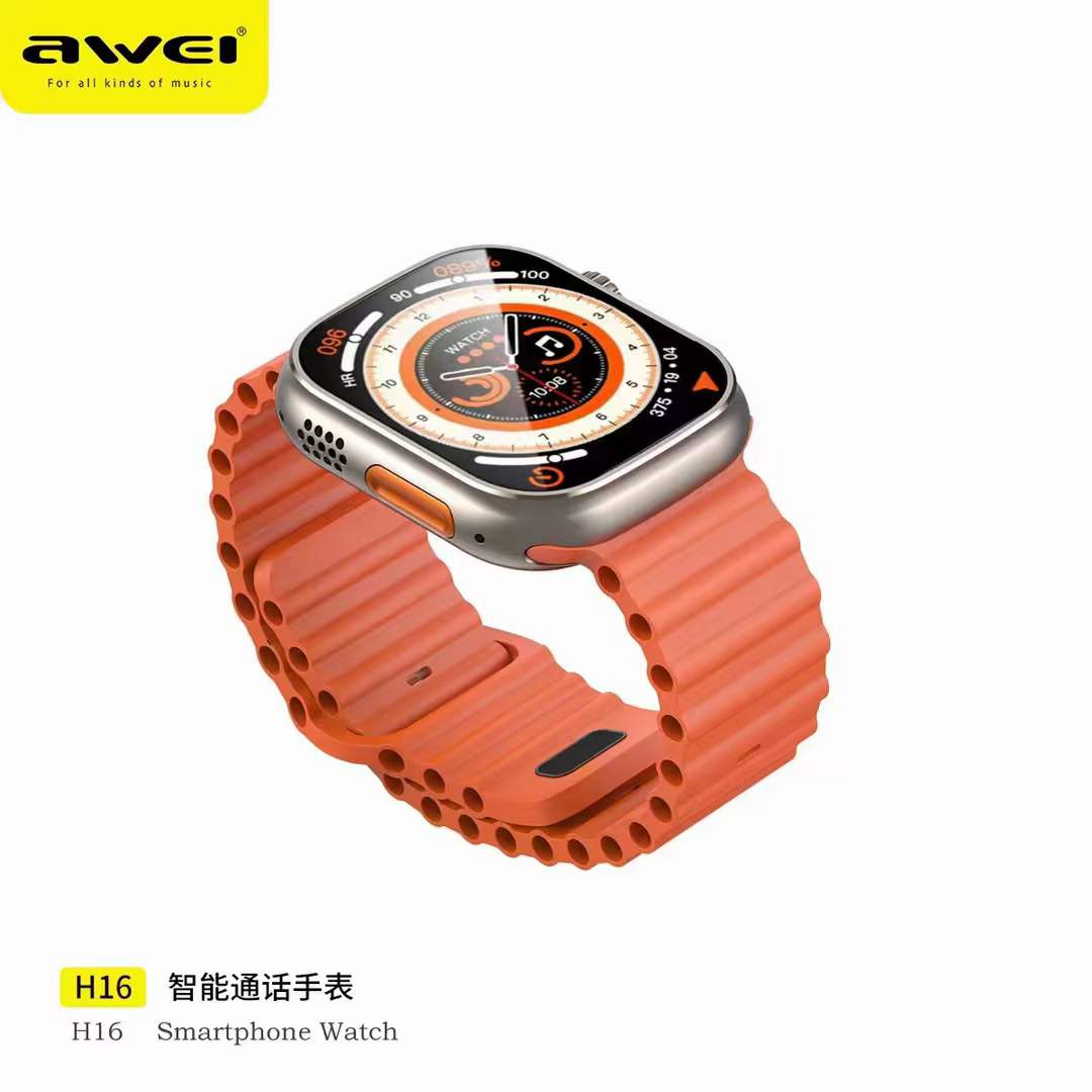 

Awei H16 Smart Watch Wireless Charging Heart Rate Blood Pressure Sleep Monitor