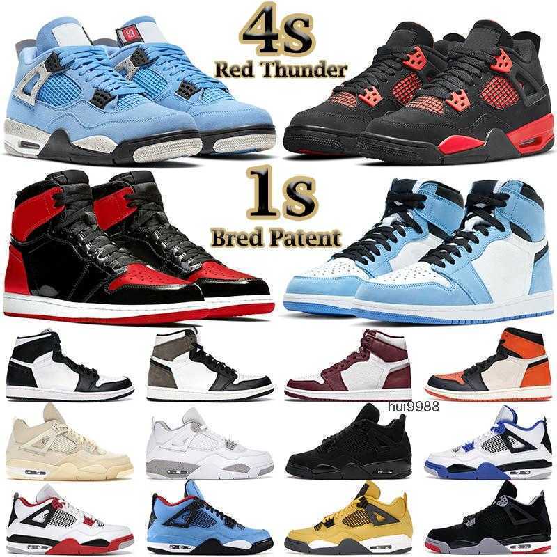 

men basketball shoes women 4s Red Thunder 4 Black Cat Fire Sail White Oreo 1s Bred Patent UNC Twist University Blue Bordeaux mens trainers JORDON JORDEN, 33