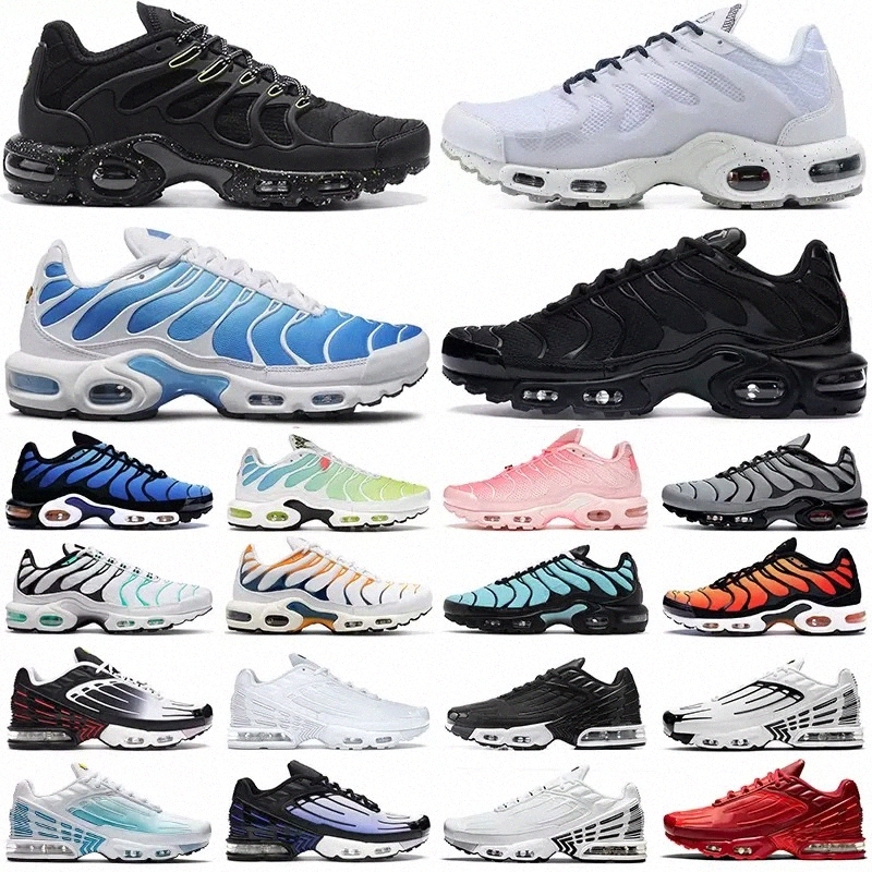 

2022 men women running shoes tn plus 3 Terrascape Triple Black white Atlanta Hyper Sky Blue Fury Jade Laser Wolf Grey mens trainers outdoor sports sneakers, I need look other product