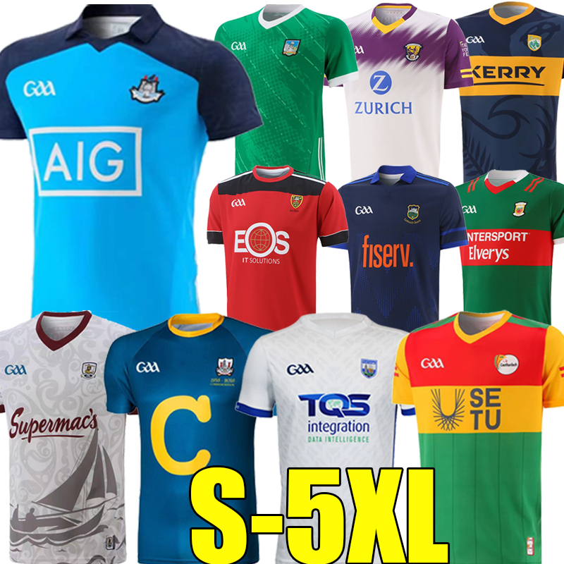 

5XL 2022 2023 Dublin Kilkenny Wexford GAA Rugby Jerseys Down Offaly Tyrone Galway Remastered Cork Leitrim Tipperary ARMAGH Carlow football shirt soccer jersey, 2022 gaa