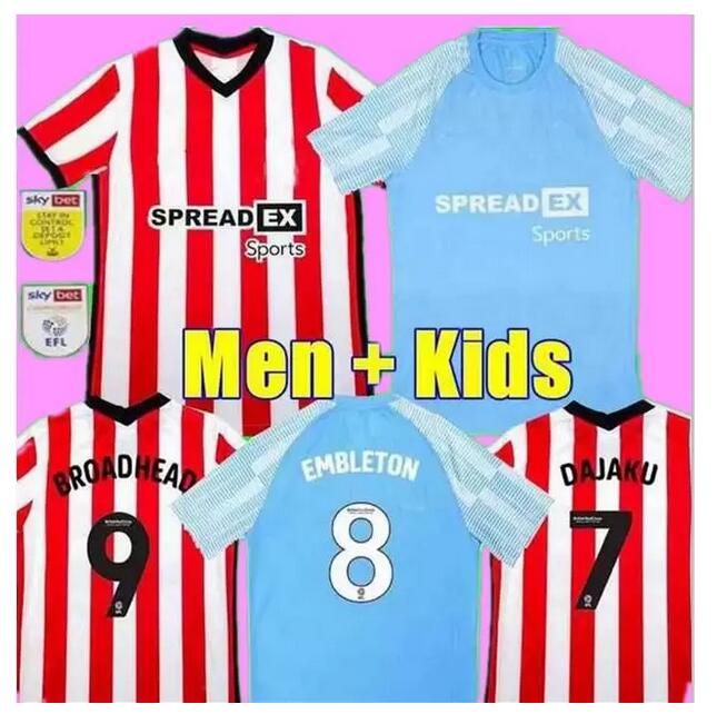 

22 23 SUNDERLAND soccer jerseys home away MEN KIDS kit 2022 2023 camiseta de futbol DAJAKU EMBLETON BROADHEAD Gooch O'NIEN Stewart PRITCHARD Clarke football shirt