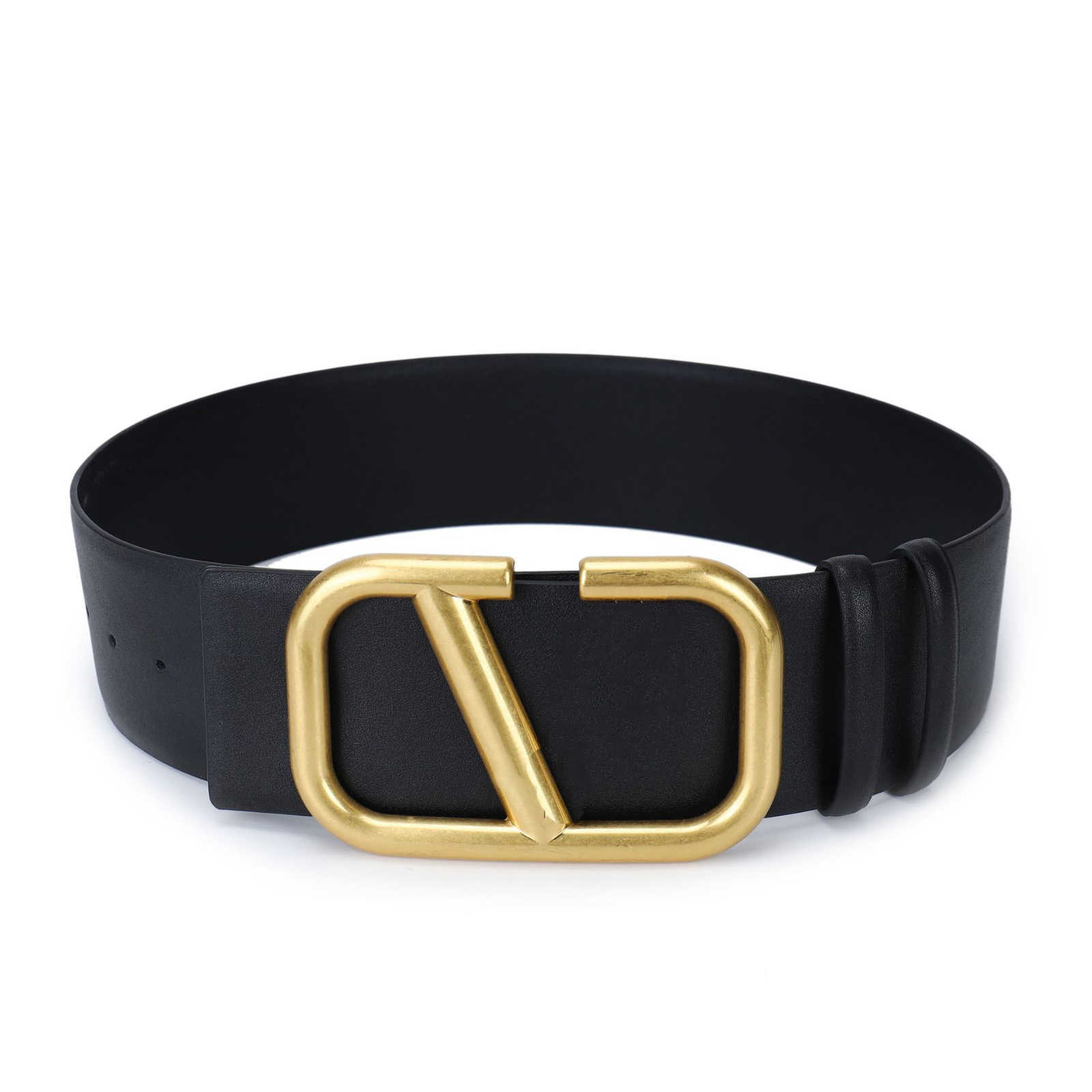 

Luxury Designer Women Belt Classic Vintage Letter Buckle Dress Coat Trim 7cm Wide Waistband Black Red White Brown Khaki, As shown