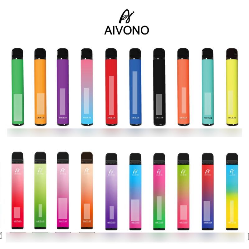

AIVONO AIM PLUS Disposable Vape E Cigarettes Puff 800 Pod Device Kit 3.2ml Prefilled Cartridge 550mAh Battery 0% 2% 5% nic Authentic wholesale 10pcs Pack
