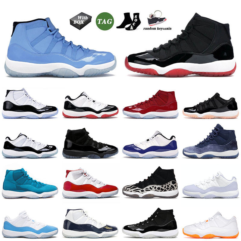

With Box 2023 Mens Basketball Shoes 11 11s XI High Bred Pantone Cool Grey Bleached Coral Cherry Space Jam Jorden11s J11 Men Women OG Sneakers Big Size 13, D3 40-47